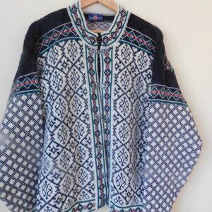 Norwegian Wool Cardigan Sweater Made in Norway